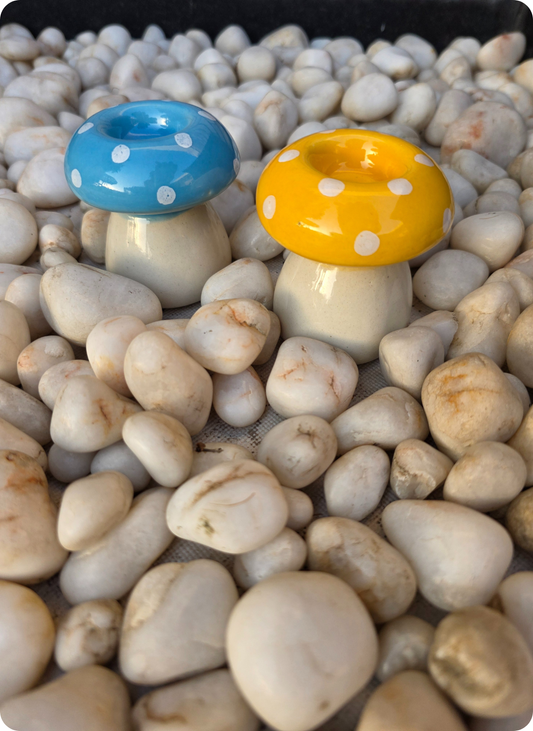 Mushroom Candle Holder