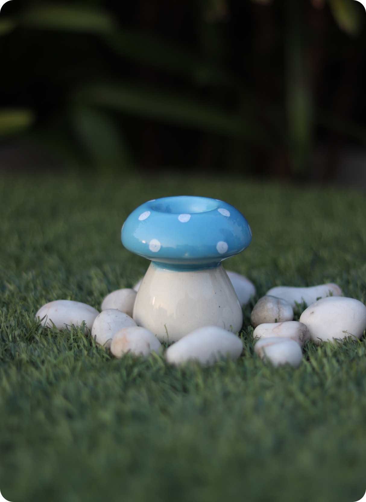 Mushroom Candle Holder