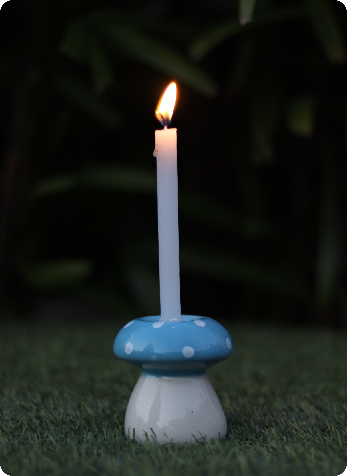Mushroom Candle Holder