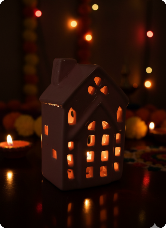 Little House Candle Holder
