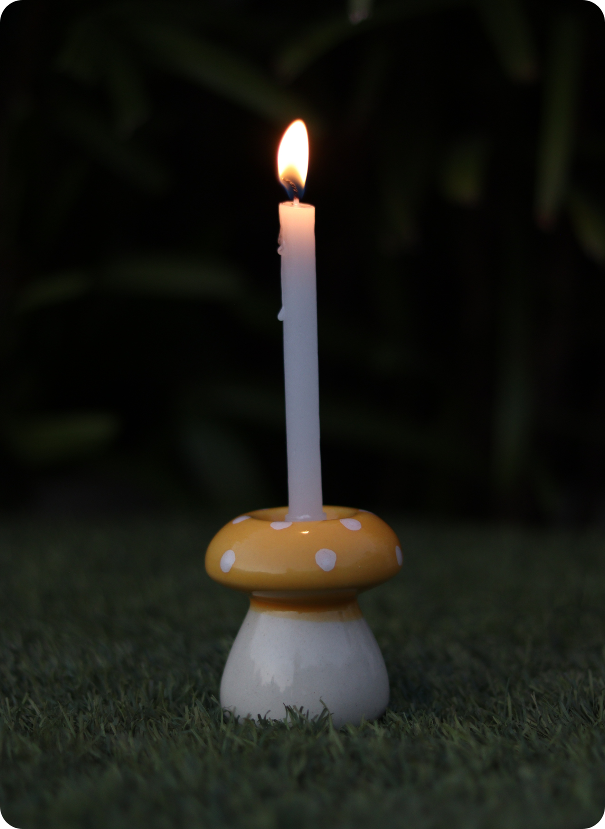Mushroom Candle Holder