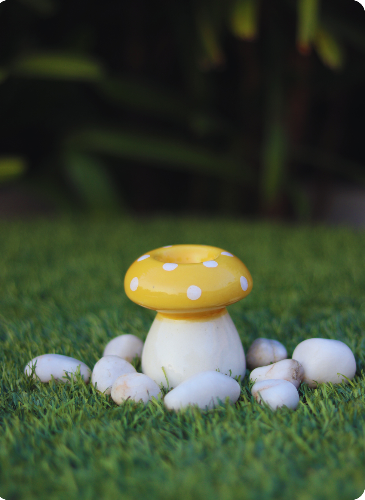 Mushroom Candle Holder