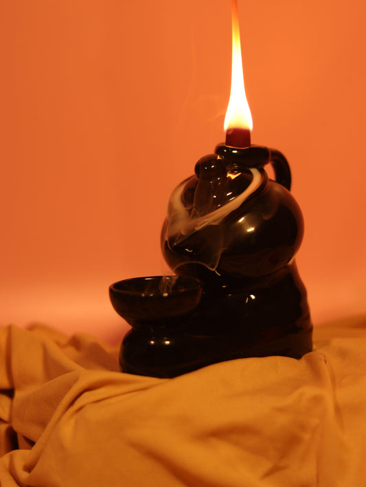 Kettle & Cup Backflow Incense Holder