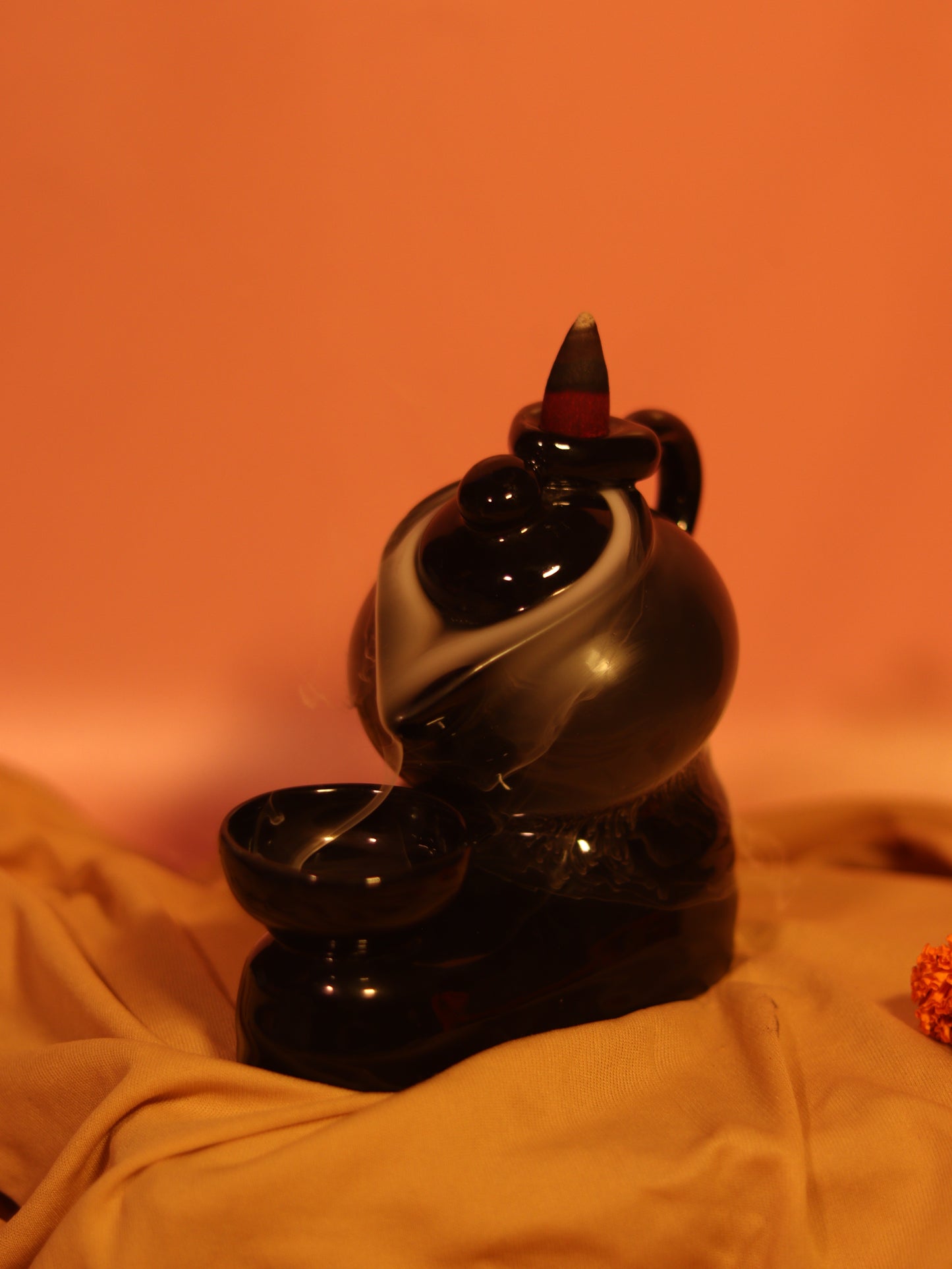 Kettle & Cup Backflow Incense Holder