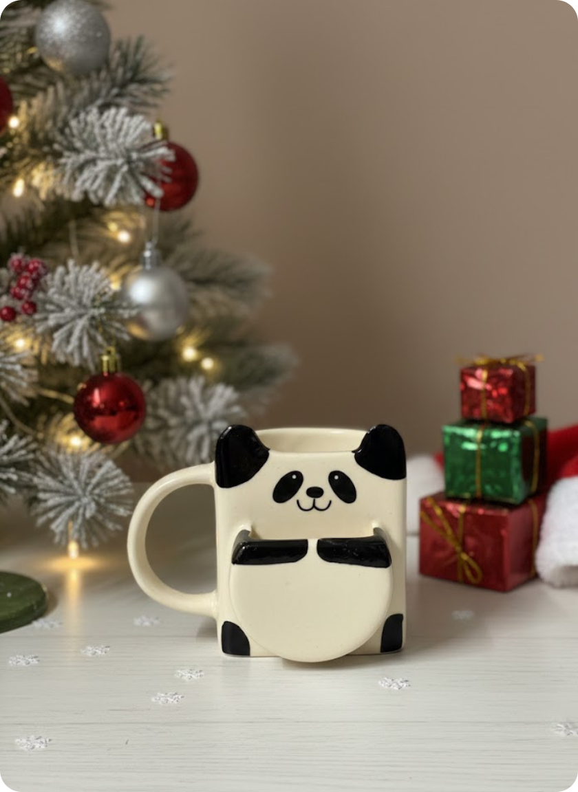 Panda Hug Mug (With Cookie Pocket)