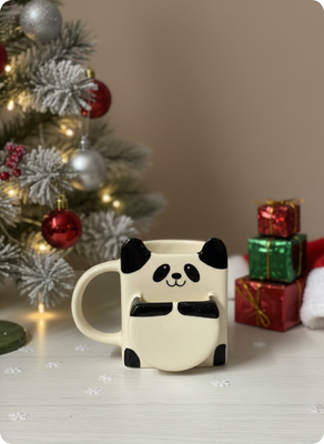 Panda Hug Mug (With Cookie Pocket)